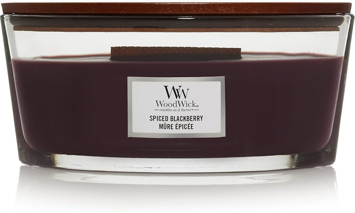 Avis sur la bougie WoodWick Ellipse Mûre épicée