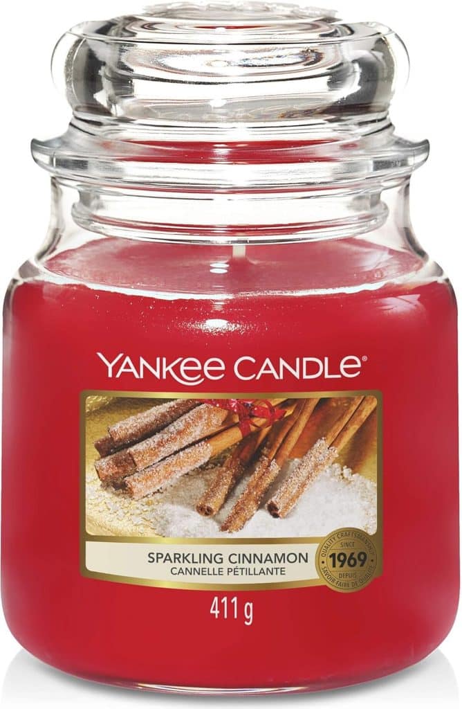 Avis sur la Yankee Candle : bougie jarre Cannelle pétillante