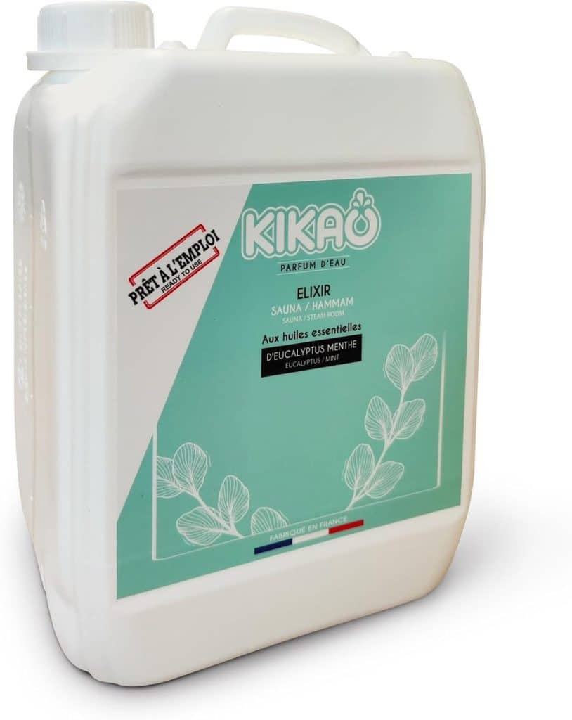 Test de l'elixir relaxation Kikao sauna eucalyptus/menthe