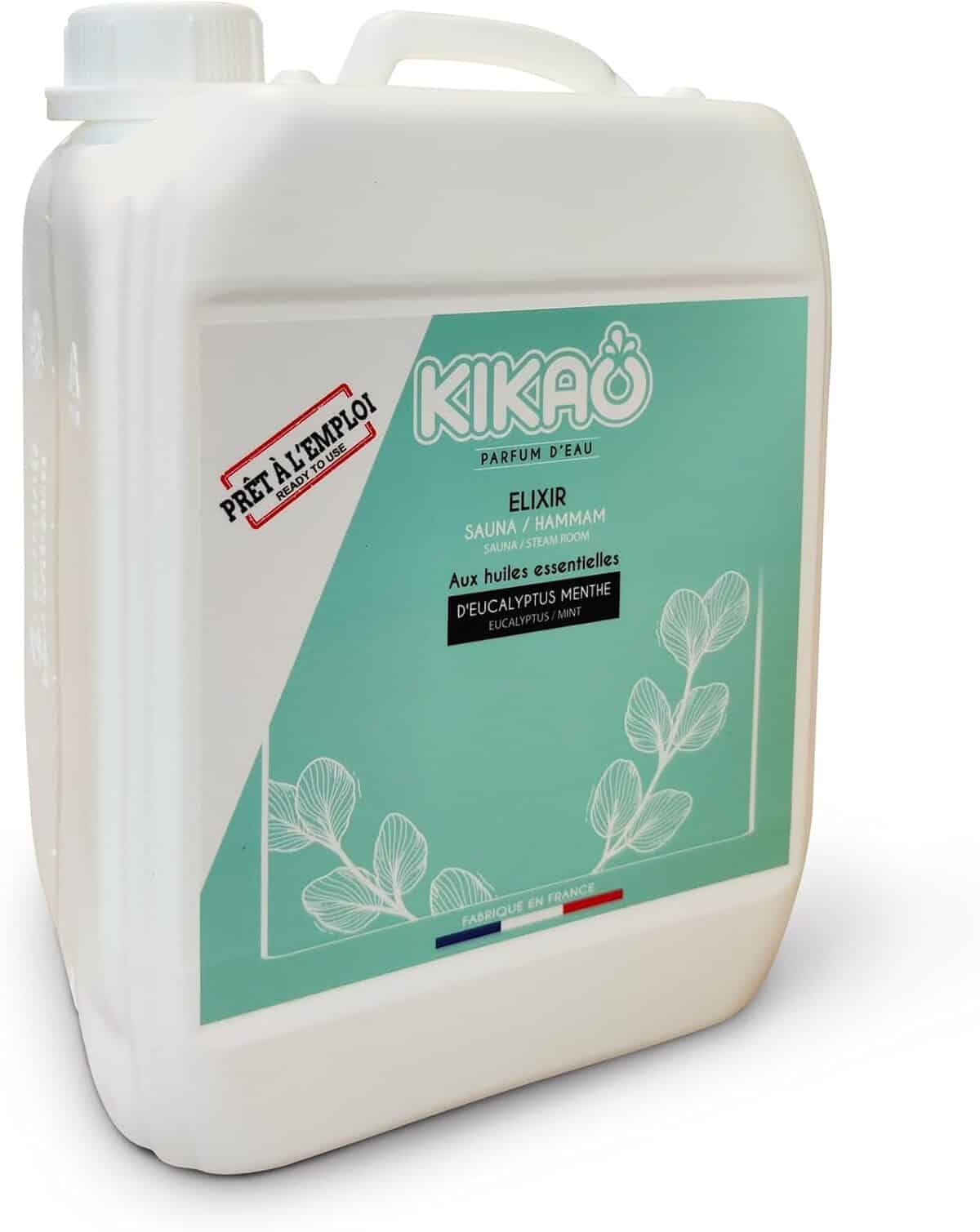 Test de l'elixir relaxation Kikao sauna eucalyptus/menthe