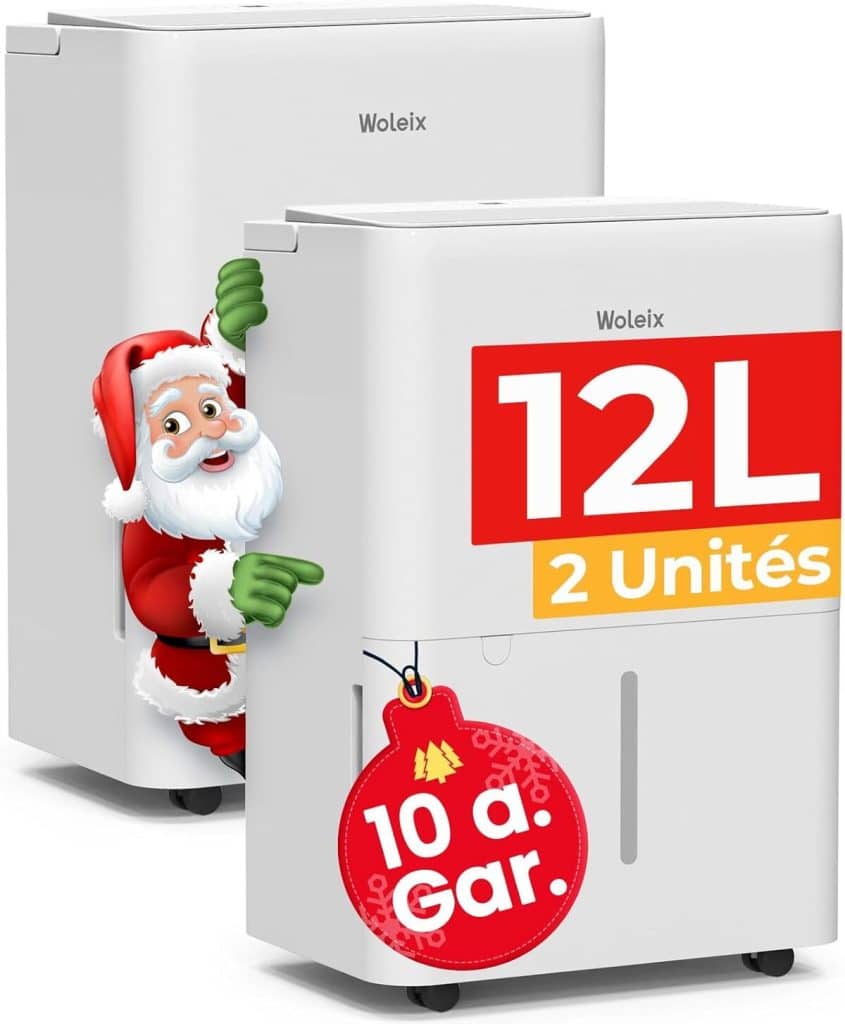 Test : déshumidificateur Woleix 12L anti-moisissure