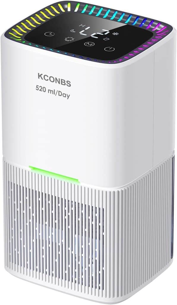 Test du déshumidificateur électrique silencieux 520 ml/jour