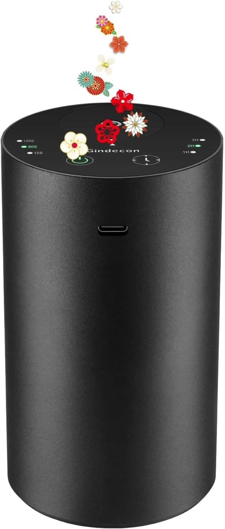 Test du diffuseur sans eau Gindecon : portable et rechargeable USB