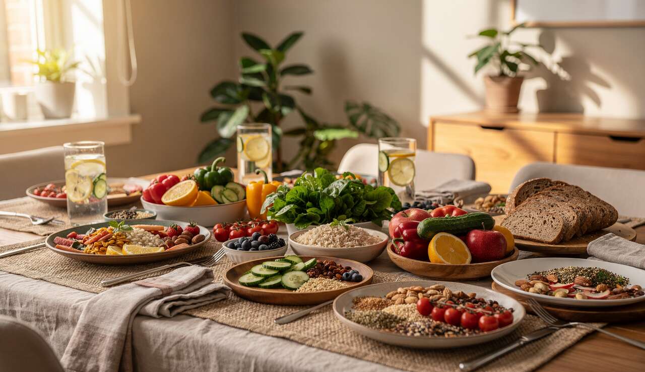 Exemple de menu pour une journ&eacute;e &eacute;quilibr&eacute;e