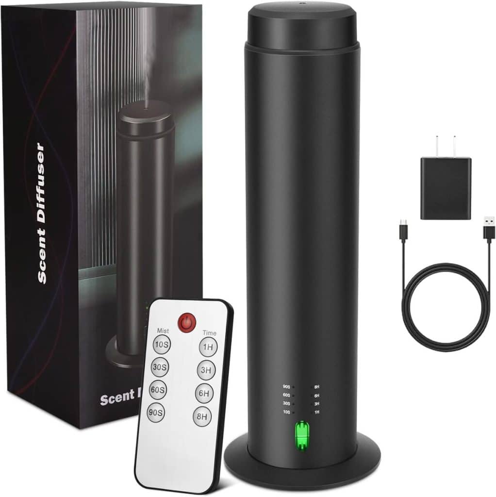 Test : diffuseur d'huiles essentielles sans eau 200 ml portable noir