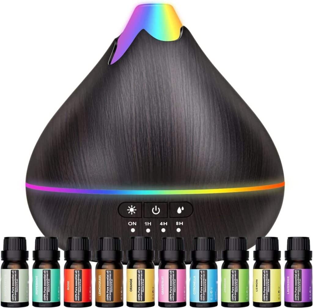 Test du diffuseur d'huiles essentielles à ultrasons de 550 ml