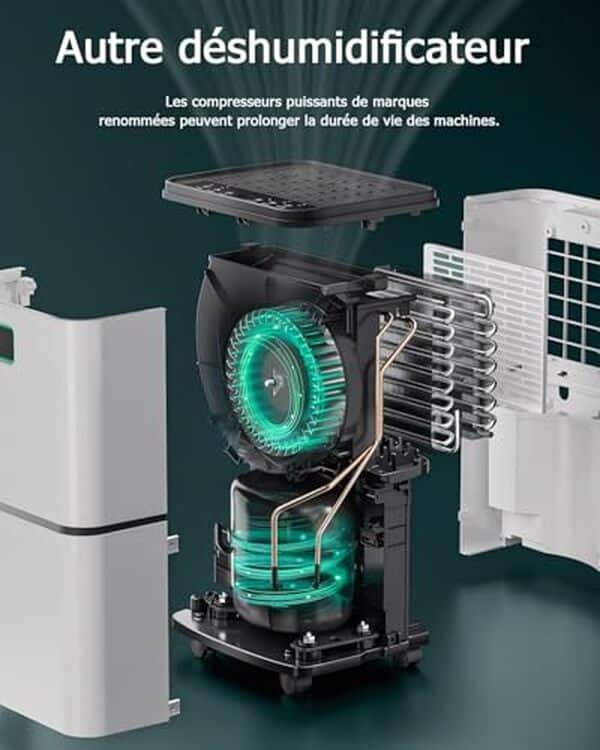 Découvrez l'efficacité du déshumidificateur Humilabs 12 L/24h dans notre test complet, idéal pour les espaces de 25 à 35 m² et améliorez la qualité de votre air intérieur.