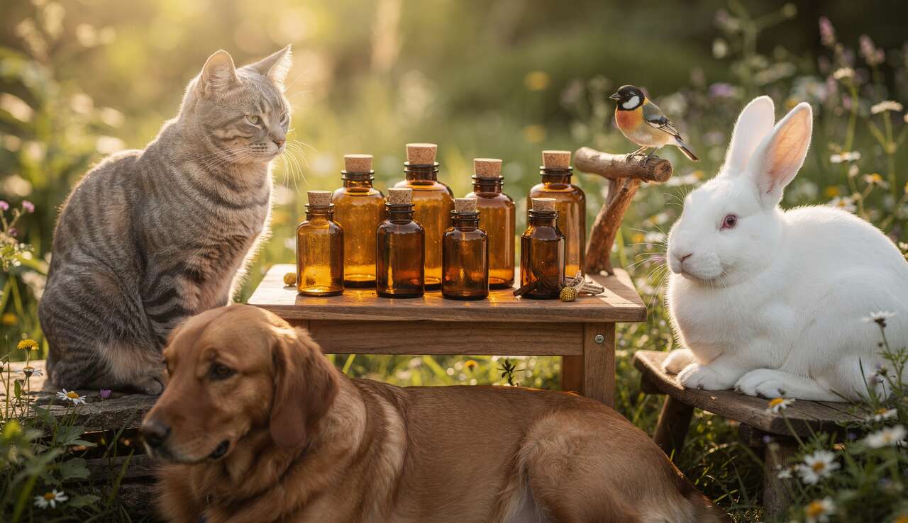 Les huiles essentielles adapt&eacute;es &agrave; chaque animal