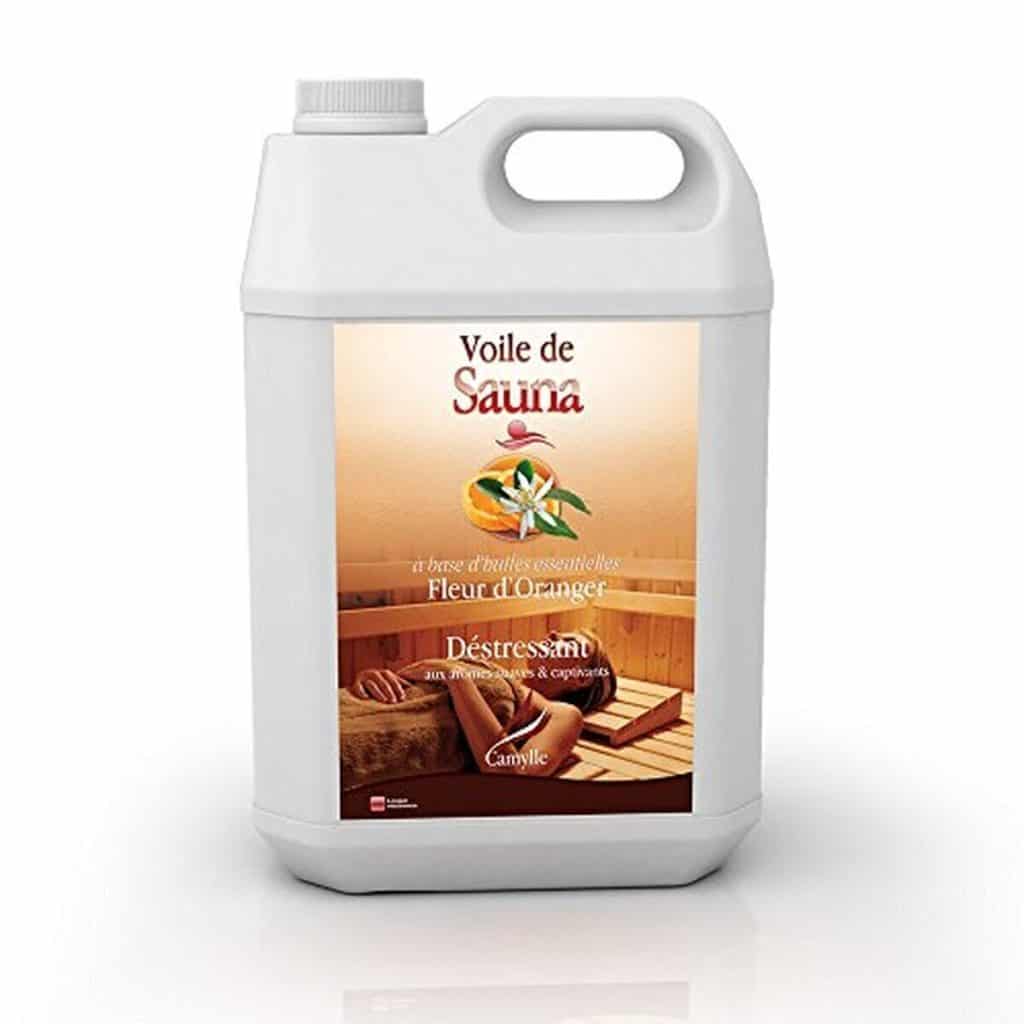 Avis : voile de sauna fleur d'oranger Camylle, arômes déstressants 5000ml