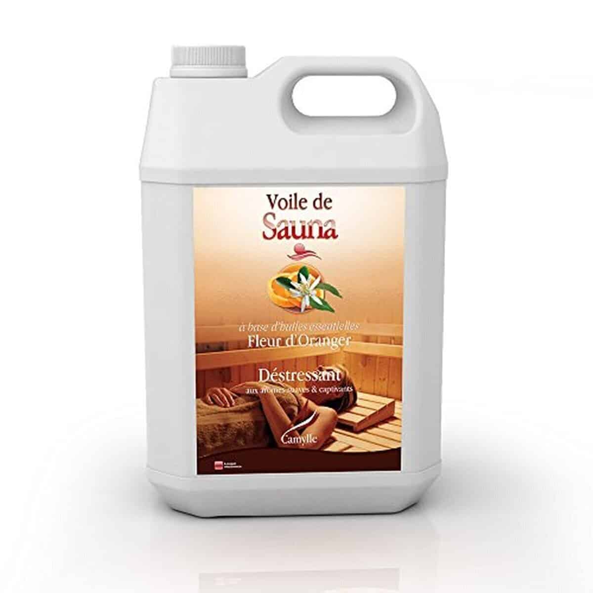 Avis : voile de sauna fleur d'oranger Camylle, arômes déstressants 5000ml