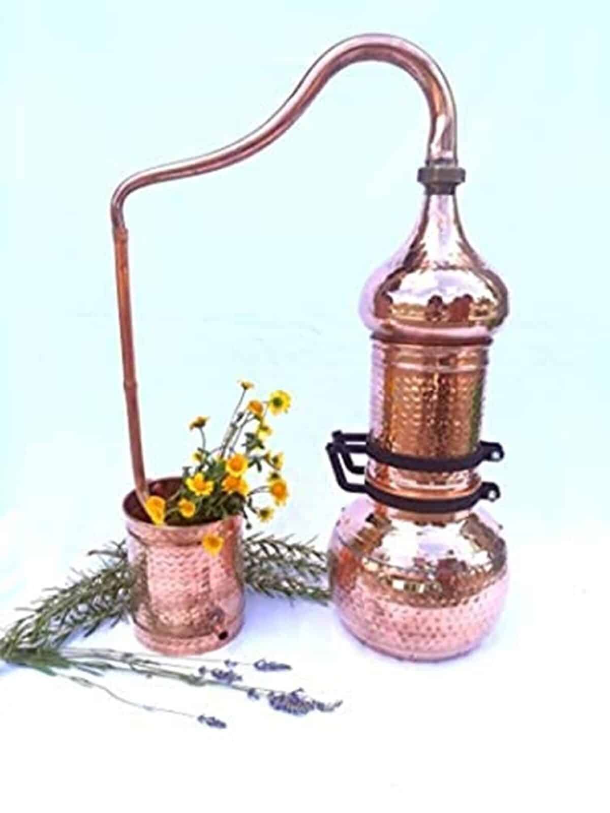 Test : alambiques à colonne pour huiles essentielles 15 litres