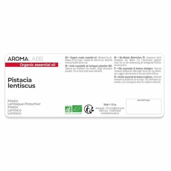 Découvrez le test complet de l'huile essentielle de lentisque pistachier bio par Aroma Labs : propriétés, bienfaits et conseils d'utilisation pour optimiser votre bien-être.