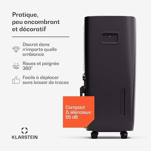 Découvrez comment le déshumidificateur Klarstein 60L allié polyvalence et connectivité pour un environnement sain et confortable, tout en optimisant votre espace de vie.