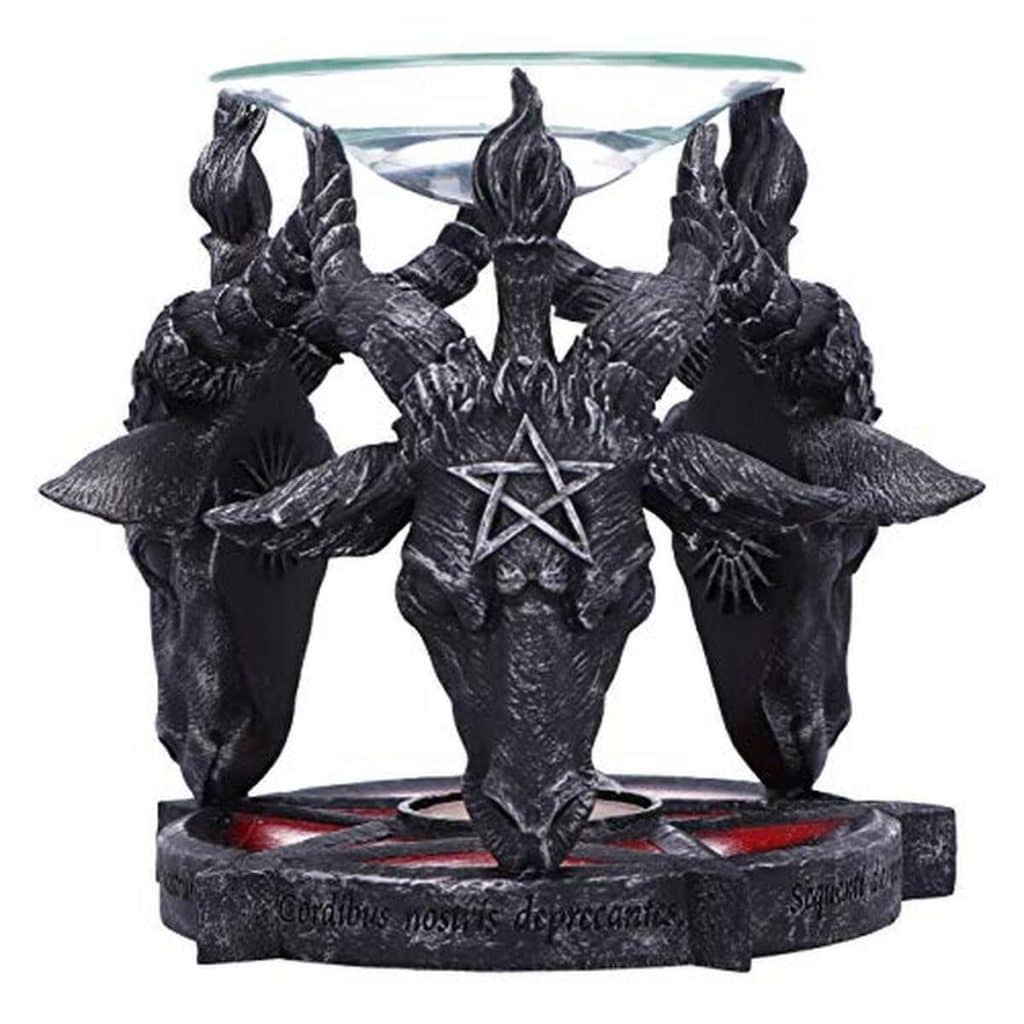 Avis : brûleur à huile Baphomet Nemesis Now noir 13, 5 cm