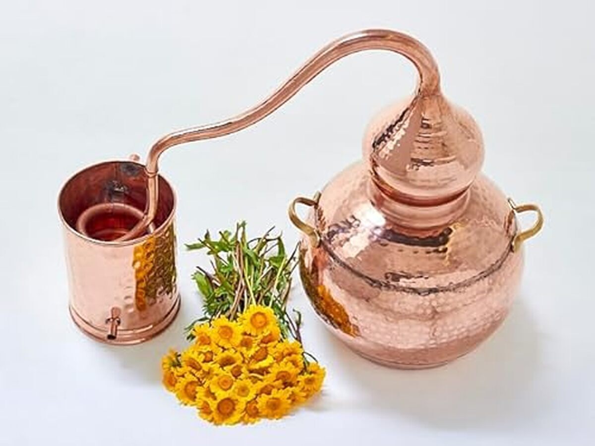 Test de l'alambic classique Ardosia 3 litres en cuivre