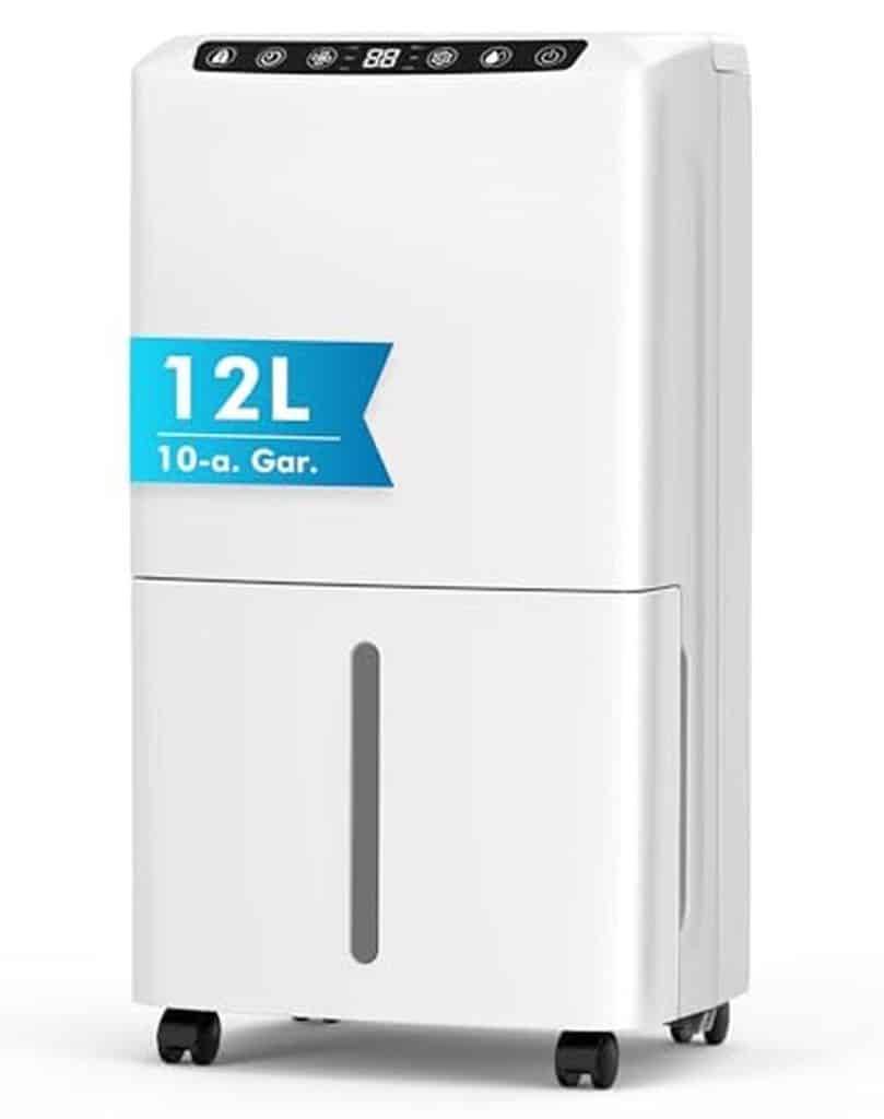 Test du déshumidificateur 12 L/jour avec séchage du linge et affichage numérique