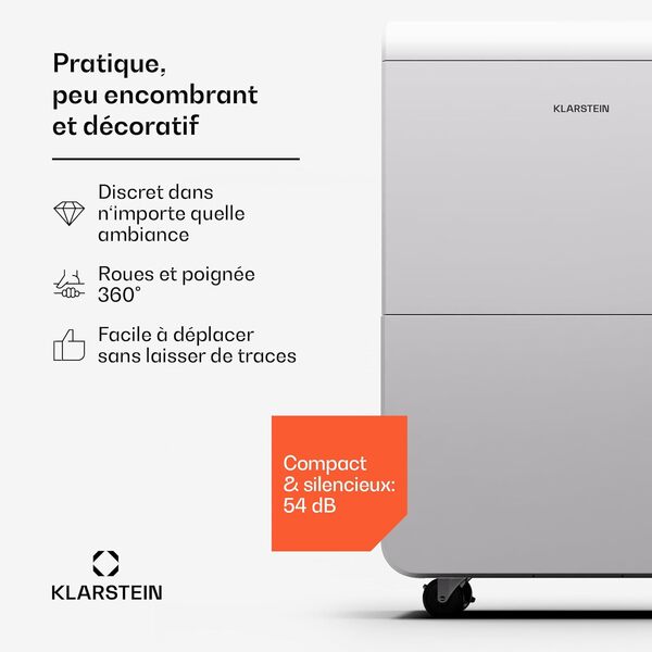 Découvrez notre test complet du déshumidificateur Klarstein Dryfy Grand Smart 70L : performance, design et fonctionnalités connectées pour un air sain et sec dans votre foyer
