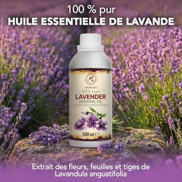 Découvrez les vertus relaxantes de l'huile essentielle de lavande Lavandula Angustifolia : détente garantie et amélioration de la qualité du sommeil avec nos conseils d'utilisation