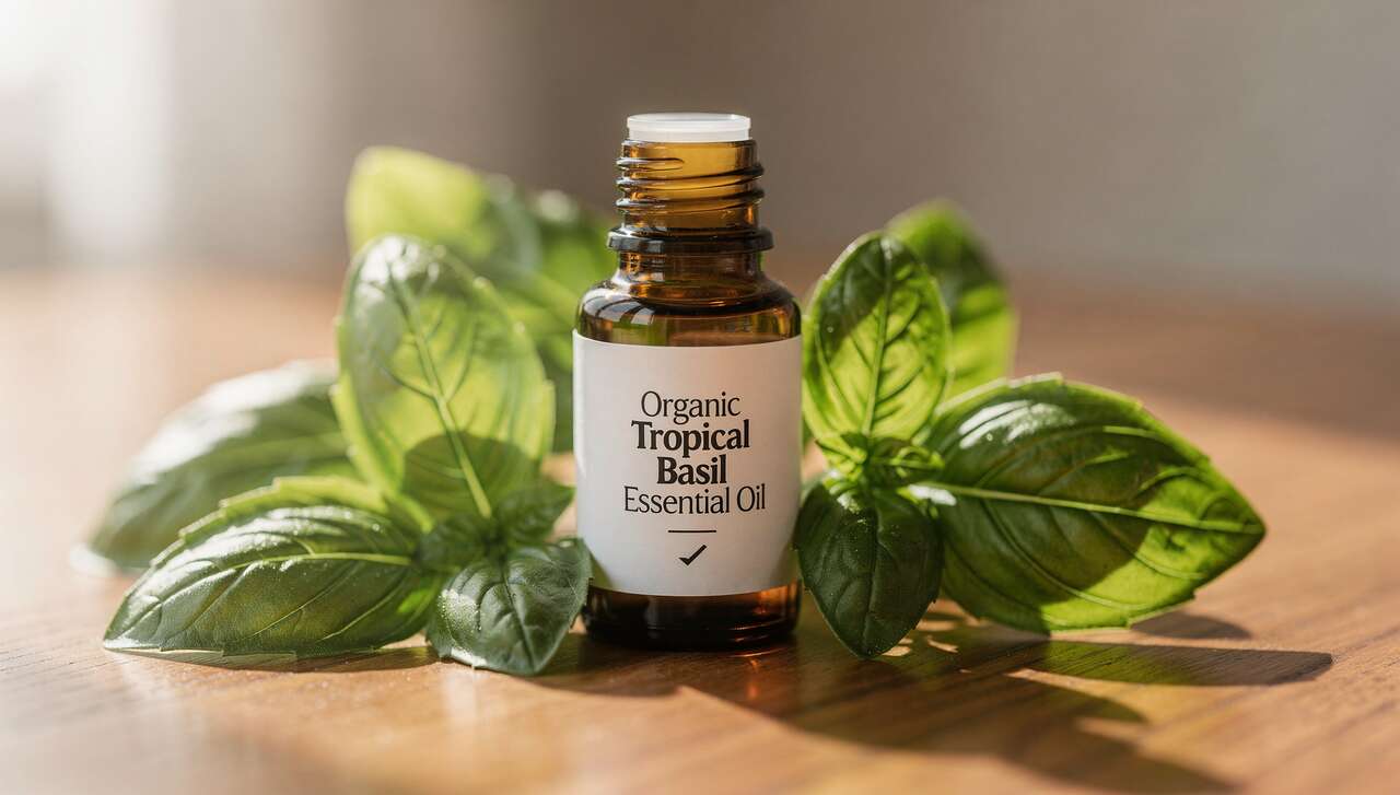 Introduction à l'huile essentielle de basilic tropical bio