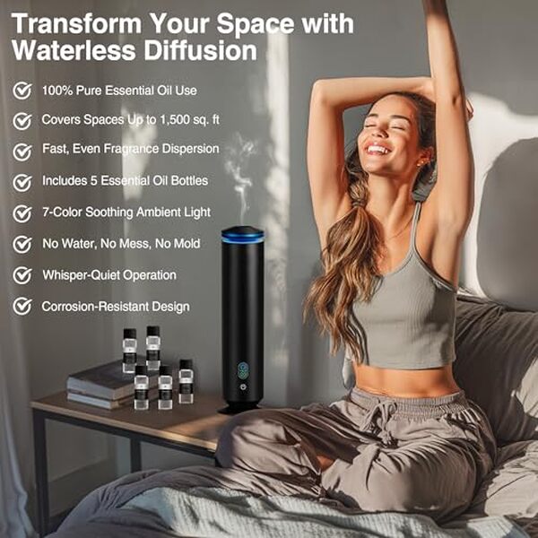 Découvrez notre test complet du diffuseur de parfum sans eau noir. Couverture 800 m², performance, design et efficacité : tous les détails pour bien choisir. 