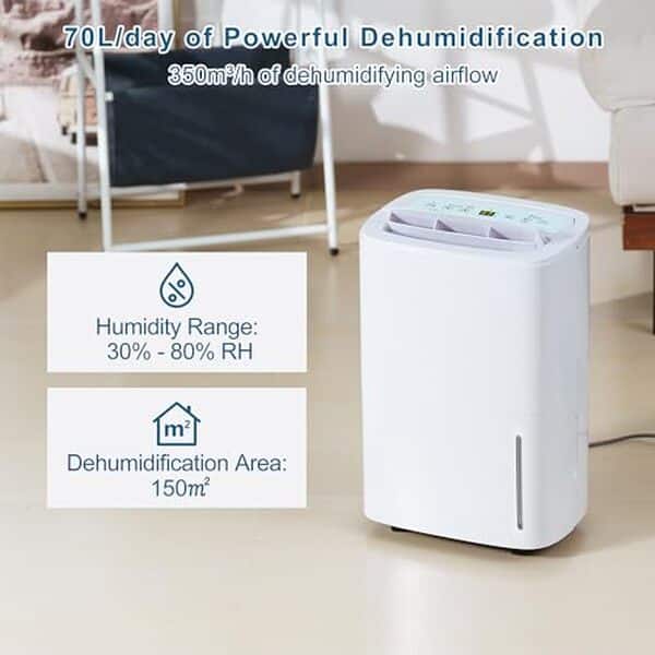 Découvrez notre test détaillé du déshumidificateur Megonia 70L/jour : efficacité, silence et performances pour assainir votre intérieur. Avis complet et conseils d'achat. 