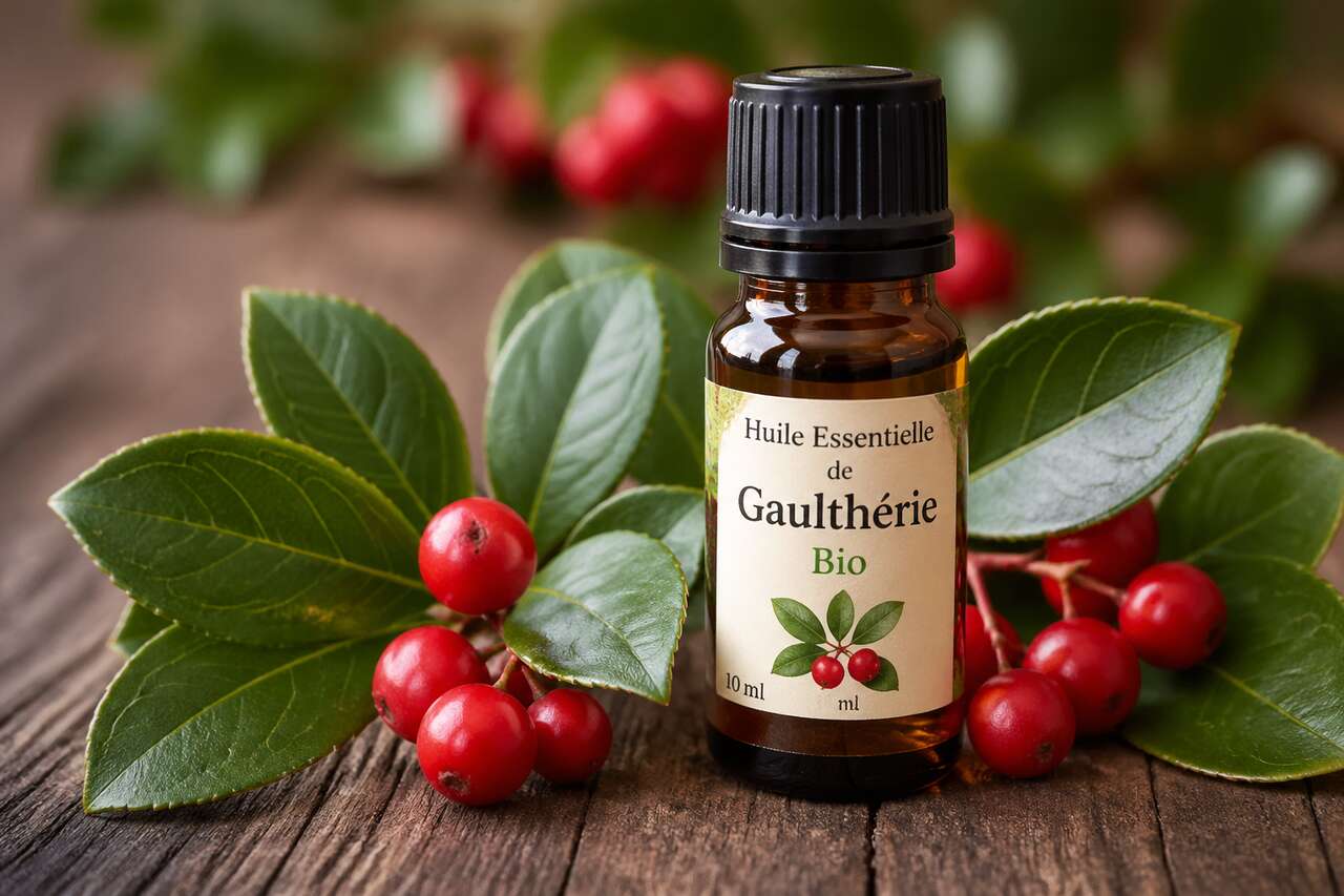 Propriétés thérapeutiques de l'huile essentielle de gaulthérie bio