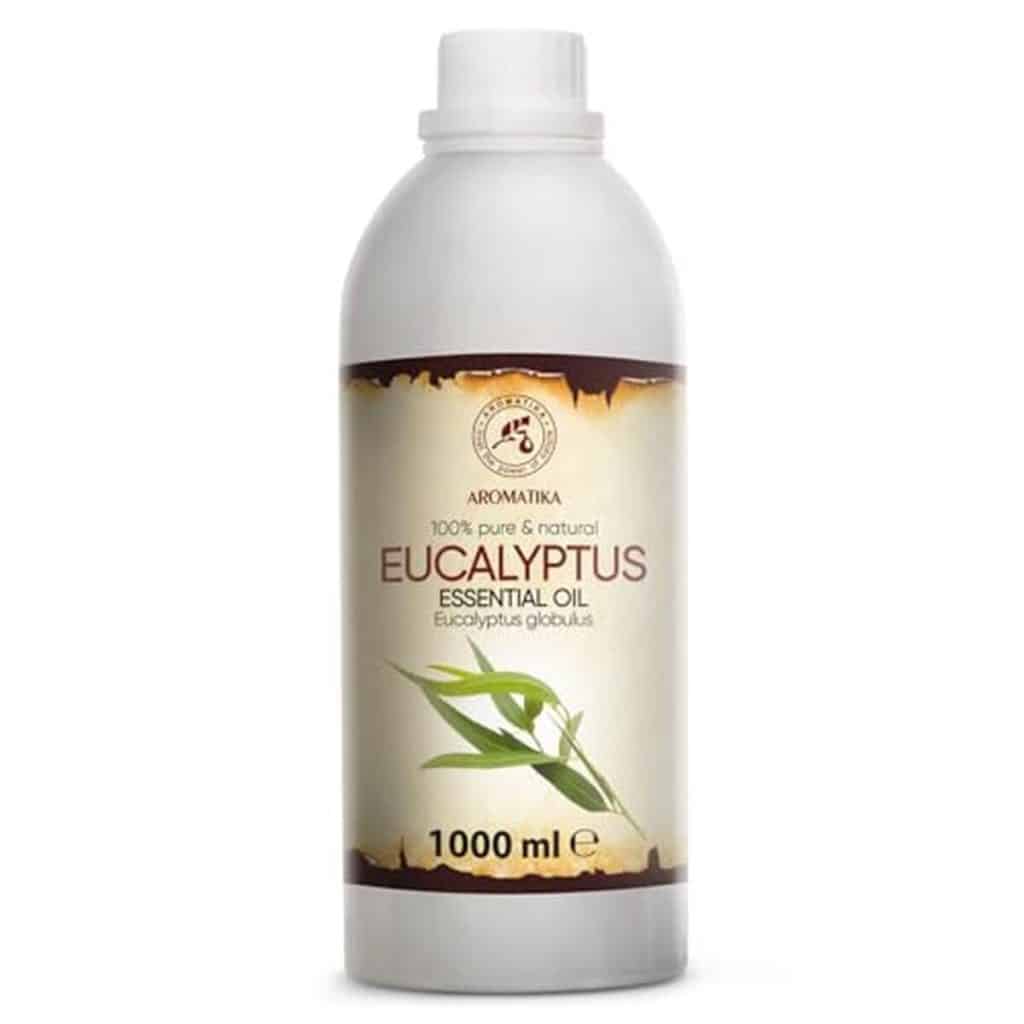 Test de l'huile essentielle d'eucalyptus 1L pour diffuseurs et sauna