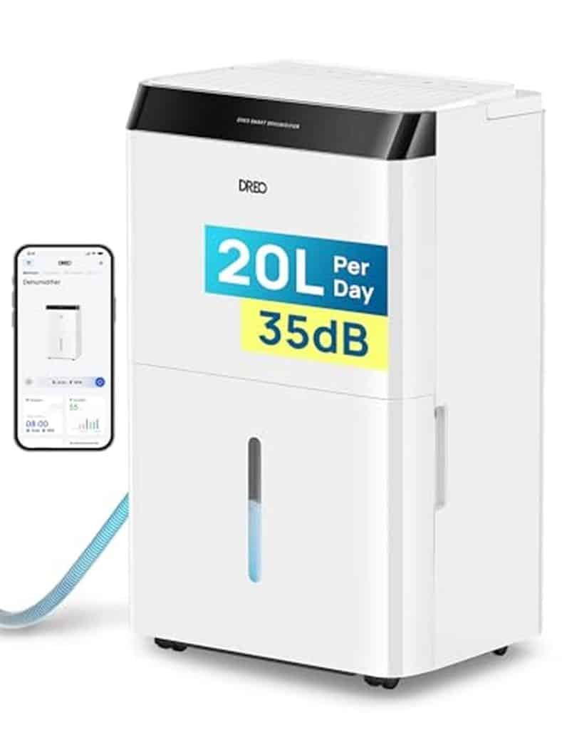 Test : déshumidificateur Dreo 20L Wi-Fi silencieux