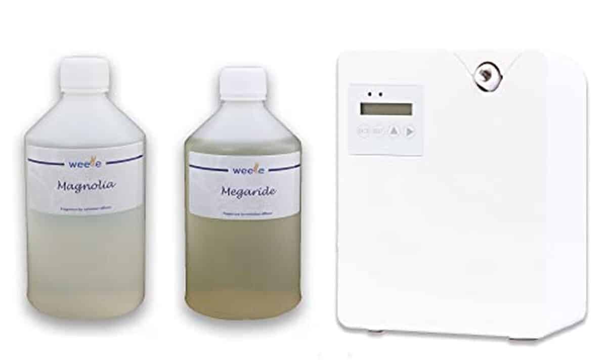 Test du diffuseur de parfum Minorca man y magnolia 1000 ml pour espace professionnel 100 m²