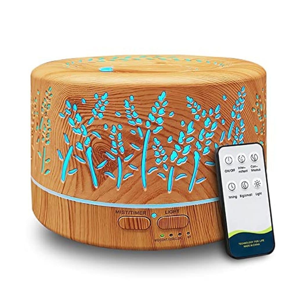 Test du diffuseur d'huiles essentielles 600 ml 3 modes avec lumières