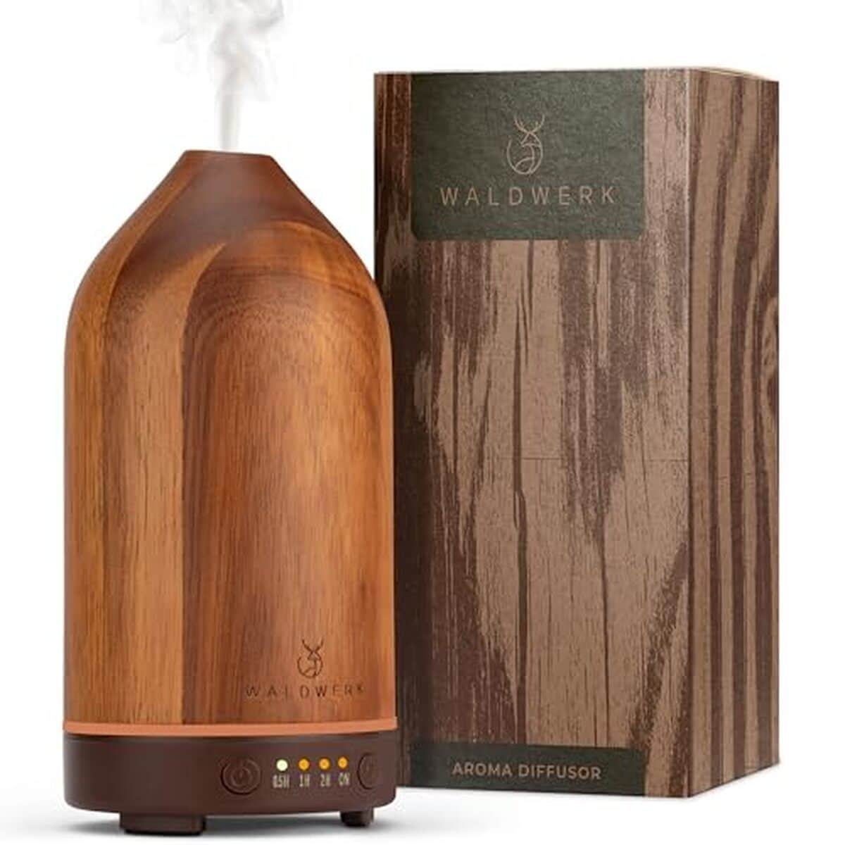 Test du diffuseur d'huiles essentielles Waldwerk 100 ml en bois d'acacia