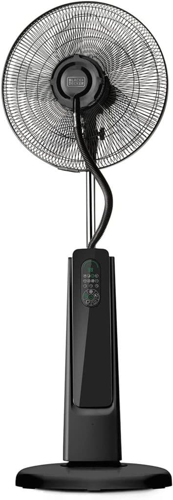 Test du ventilateur brumisateur BLACK+DECKER BXMF75E 75W