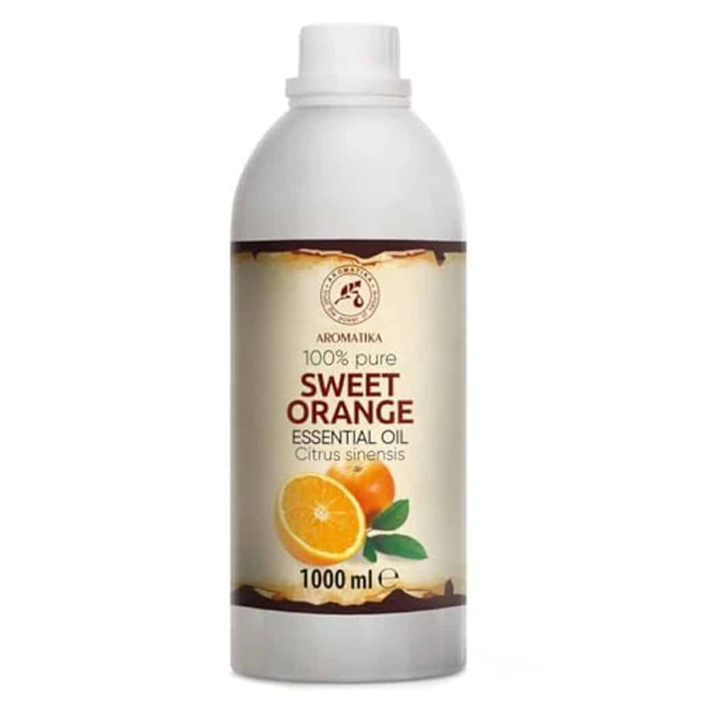 Test : huile essentielle d'orange citrus sinensis 1000ml pour relaxation aromatique