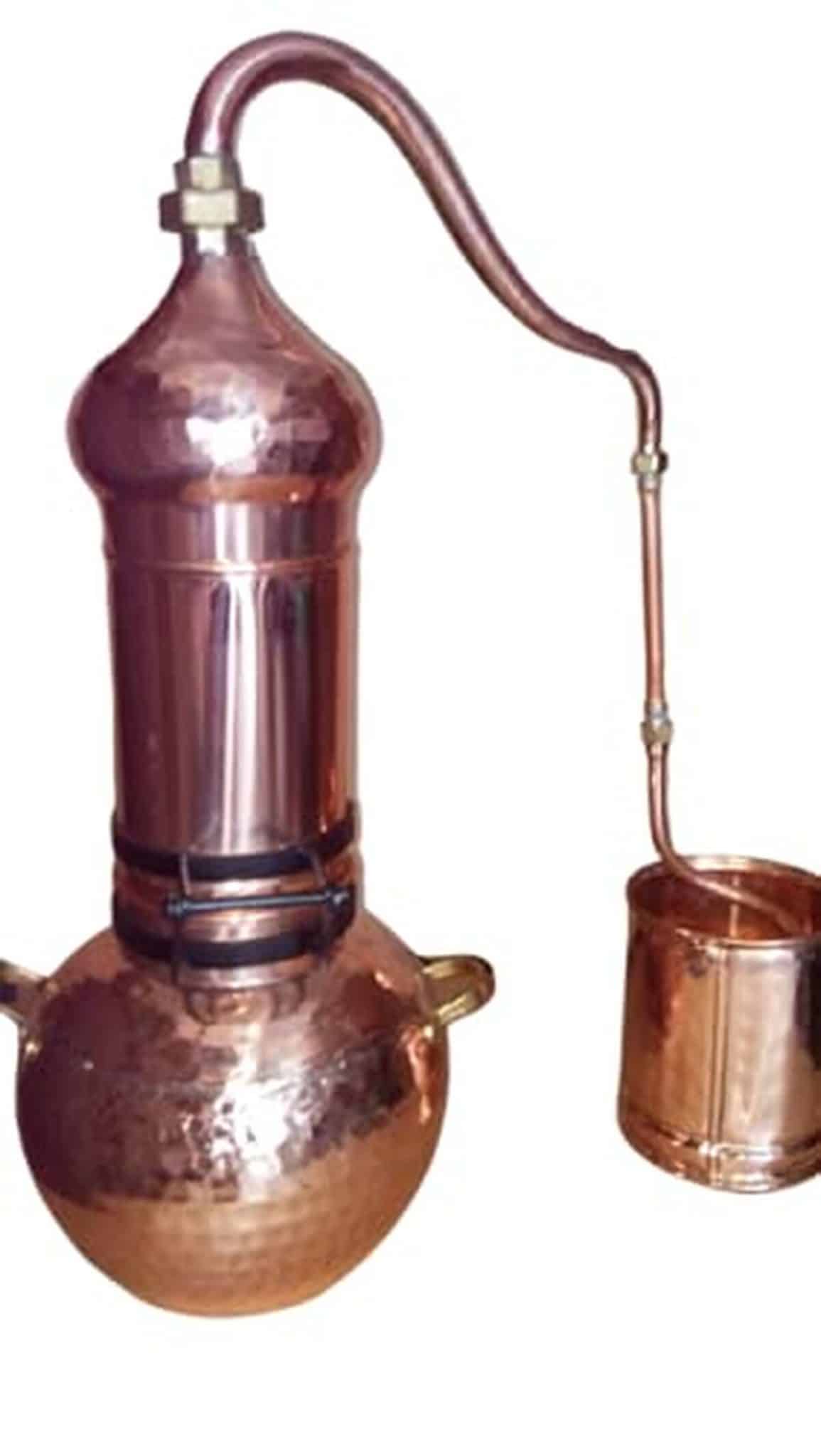 Test de l'alambic à colonne 50L pour huiles essentielles