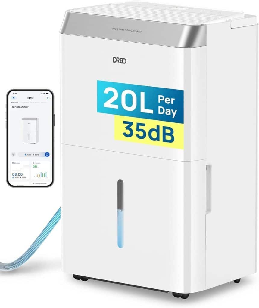 Test du déshumidificateur Dreo 20L : wi-Fi, alexa, silencieux