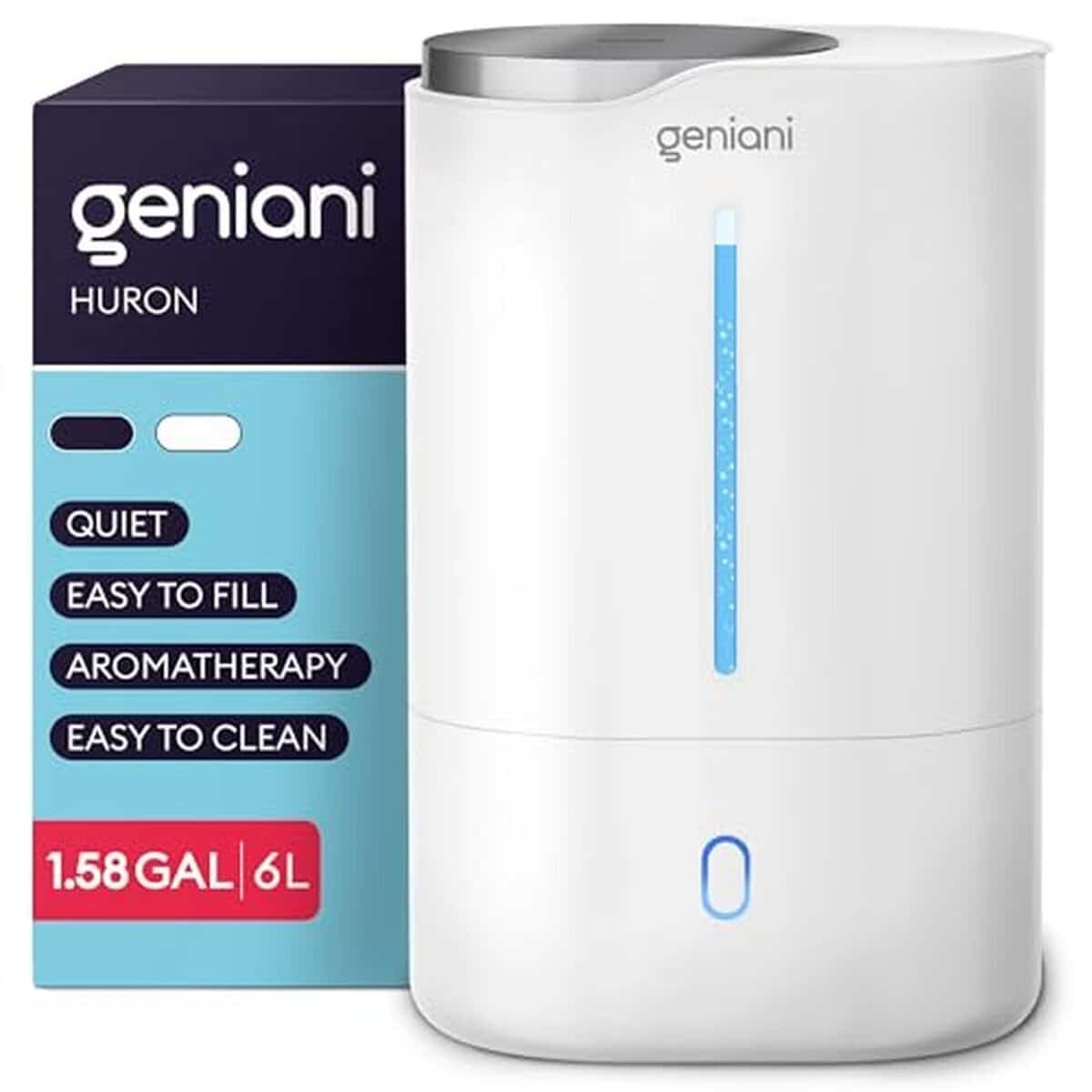 Test : humidificateur à brume ultrasons 6L avec diffuseur d'huiles essentielles