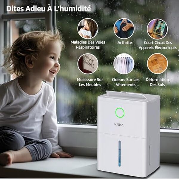 Découvrez notre test complet du déshumidificateur KNKA : performance exceptionnelle, fonctionnement discret et efficacité énergétique pour un air sec et sain à la maison. 