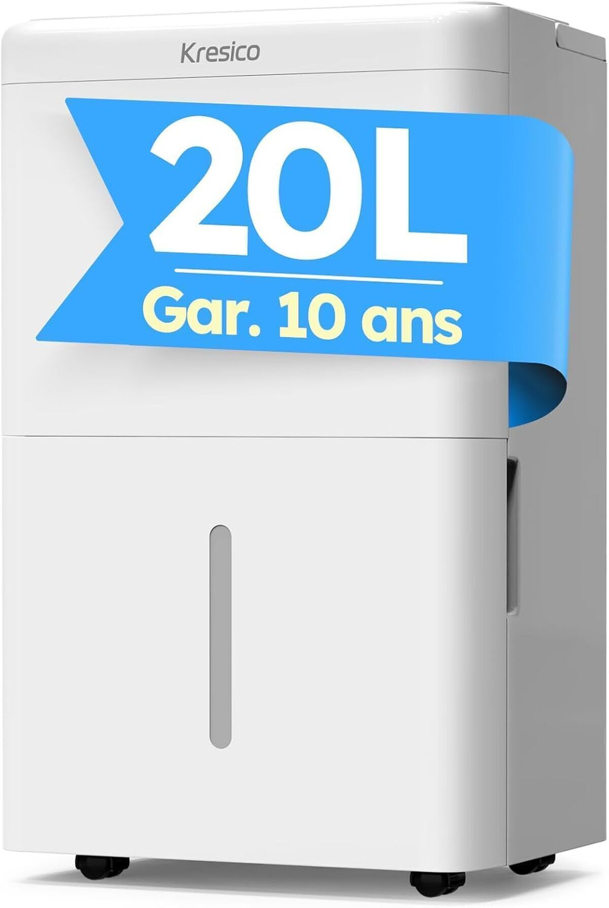 Test du déshumidificateur Kresico 20L/J : efficacité anti-moissure assurée